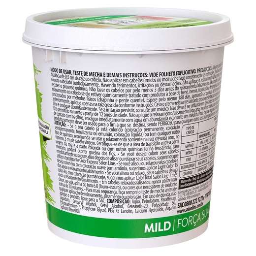 Guanidina Salon Line Tradicional Mild Força Suave 215g