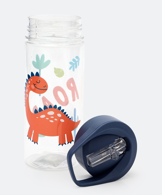 Garrafa Squeeze Dinossauro Marisa 400ML Azul