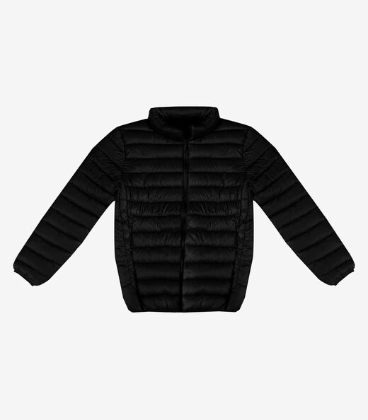 Jaqueta Masculina Puffer Em Poliamida All Free Preto