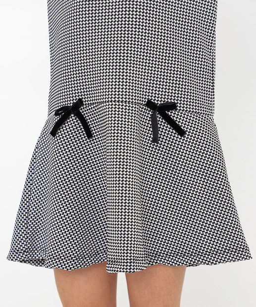 Vestido Infantil Manga Longa Marisa Tam 4 a 10 Preto