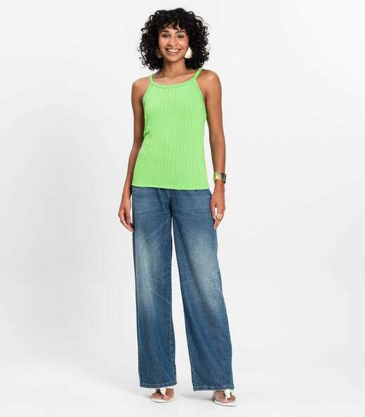 Regata Feminina Infinita Cor Verde