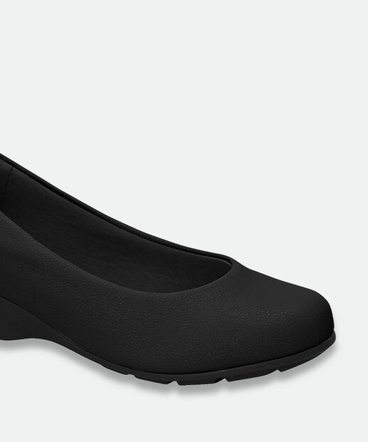Scarpin Feminino Salto Anabela Modare 7014200 Preto