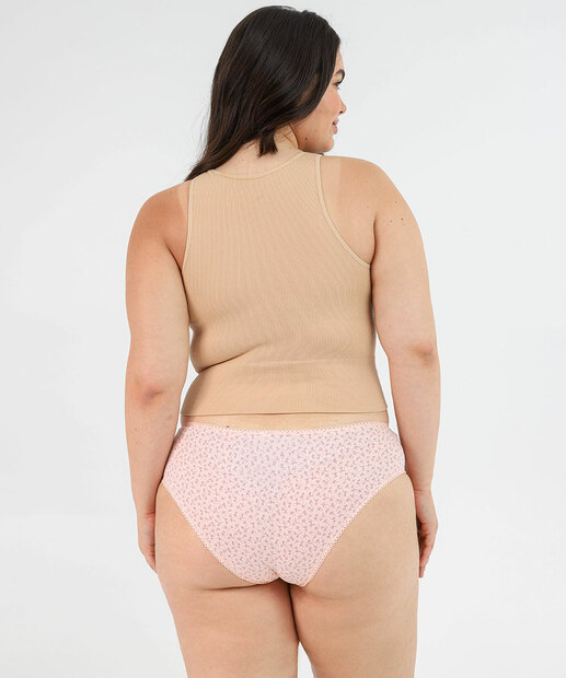 Calcinha Sortida Plus Size Biquíni Estampada Marisa