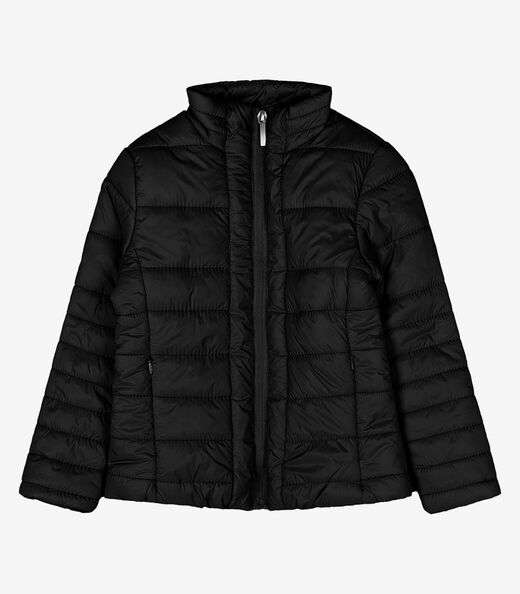 Jaqueta Puffer Infantil Trick Nick Preto