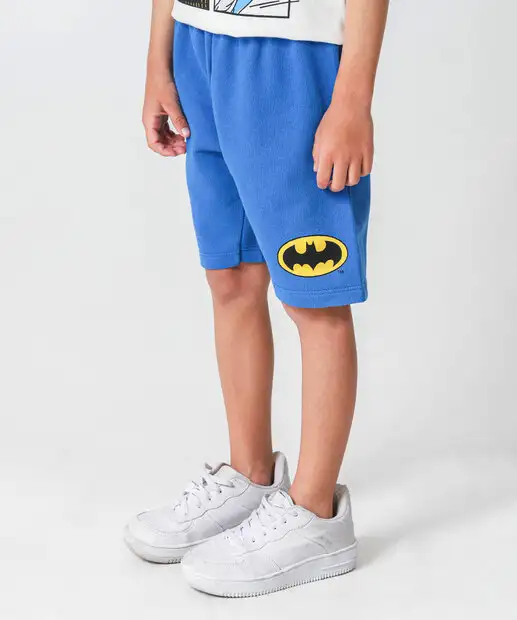 Conjunto Infantil Batman Liga Da Justiça Tam 4 a 10 Off White