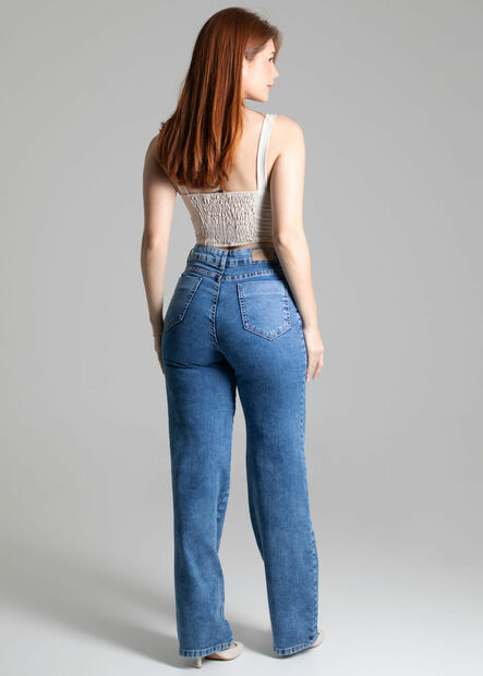 Calça Jeans Sawary Wide Leg - 278042