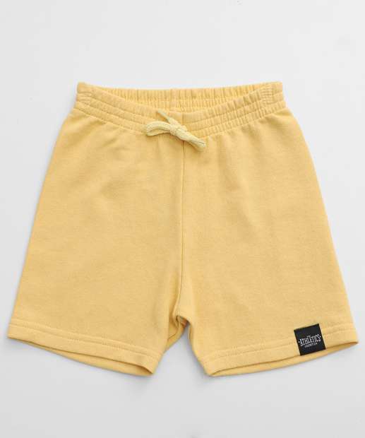 Image_Bermuda Infantil Moletom Tam 1 a 3 Amarelo