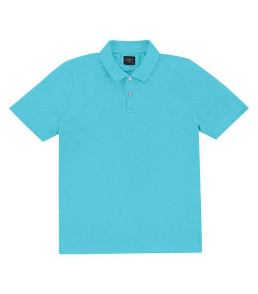 Camisa Polo Básica Masculina Diametro Azul