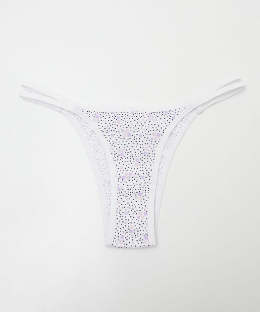 Kit 2 Calcinhas String Microfibra Marisa Lilás