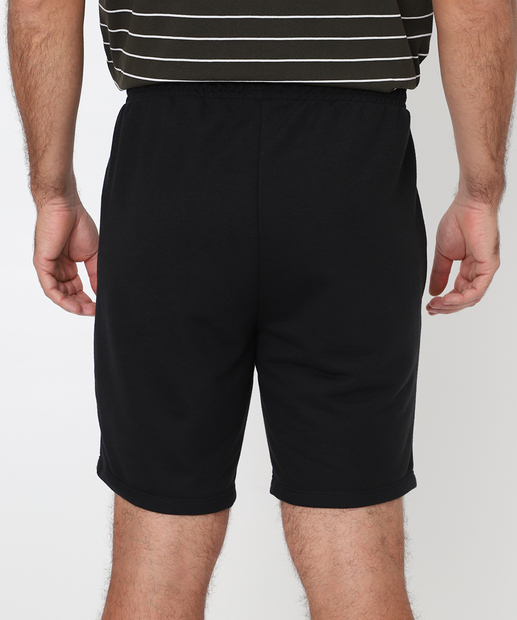 Bermuda Masculina Moletom Marisa Preto