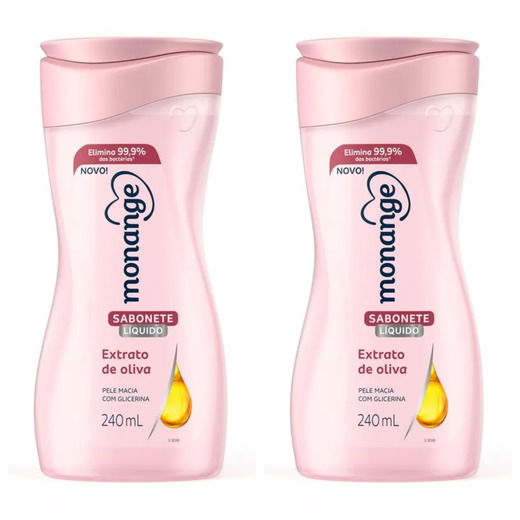Image_Kit c/2 Sabonetes Liquido Monange 240ml Extrato Olivia