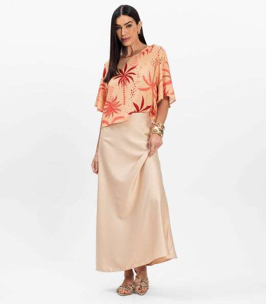 Blusa Feminina em Tecido Infinita Cor Rosa