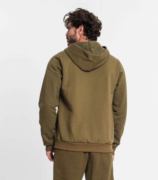 Jaqueta Masculina Plus Moletom Premium Diametro Verde