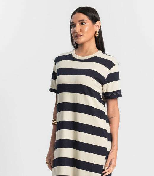 Vestido Super Midi Rovitex Azul