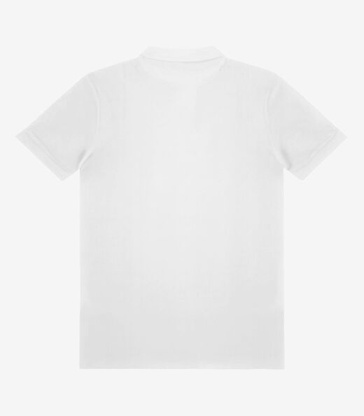 Polo Masculina Piquet Básica Select Branco