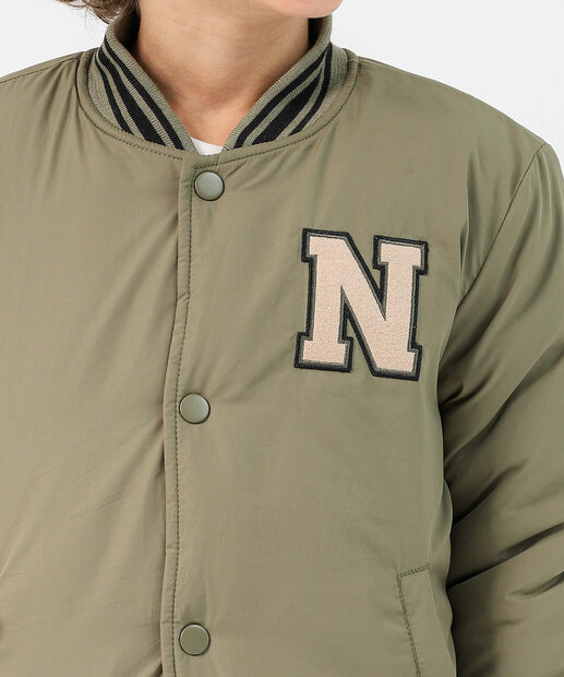 Jaqueta Infantil Bomber Puffer Marisa Tam 4 a 10 Verde