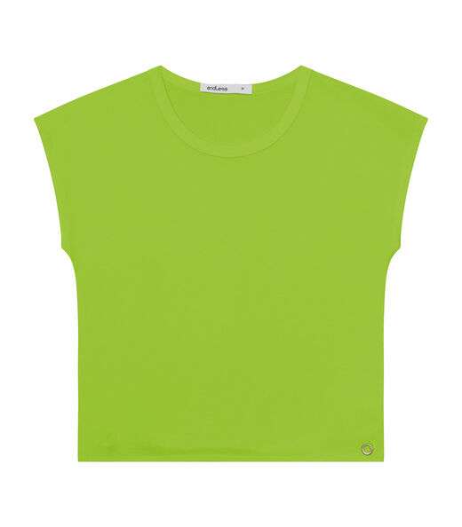Blusa De Viscotorcion Básica Feminina Endless Verde