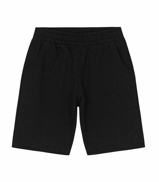 Bermuda Básica Infantil Masculina Rovitex Kids Preto