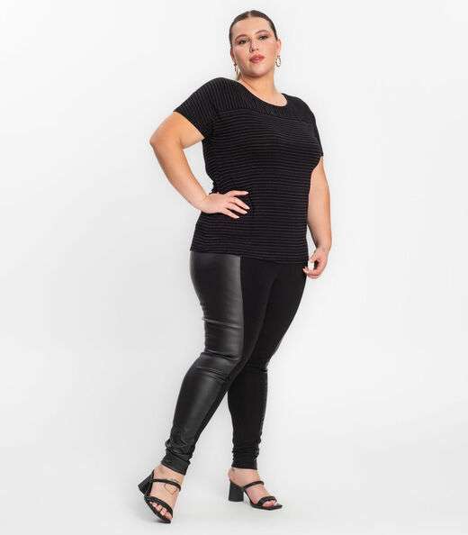 Calça Legging Secret Glam Preto