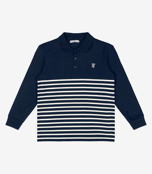 Polo Infantil Masculino Trick Nick Azul