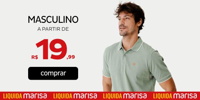 Mascuino a partir de R$19,99