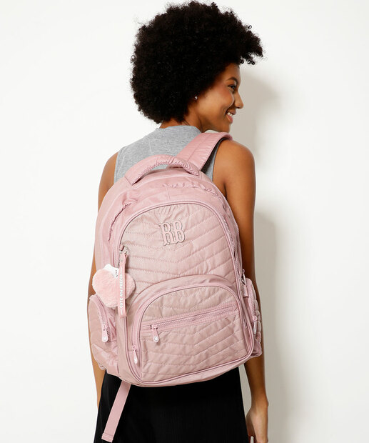 Mochila Escolar Bolso Frontal Marisa 