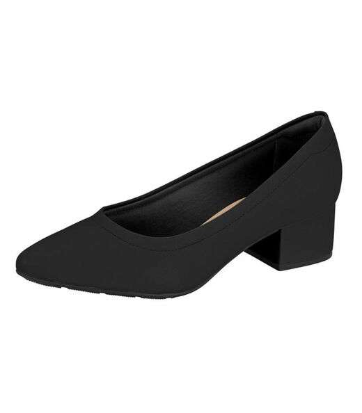 Sapato Feminino Casual Salto Bloco Modare Preto