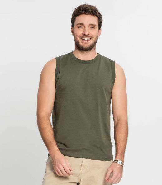 Regata Masculina Básica Rovitex Verde