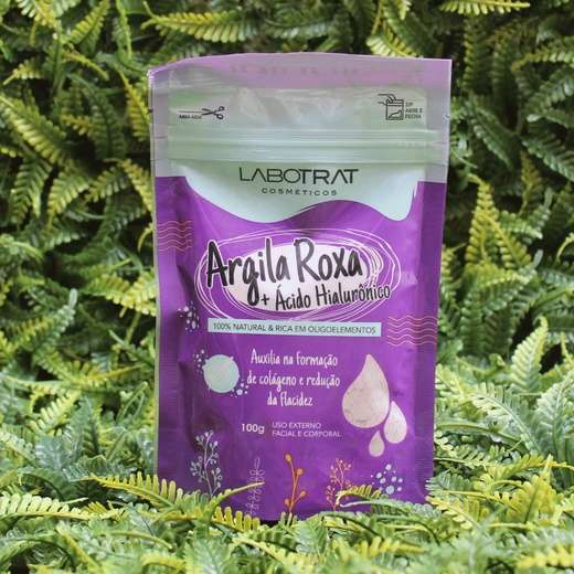 Argila 100g Labotrat Roxa c/ Ácido Hialurônico