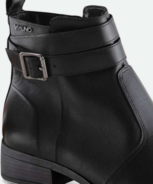 Bota Feminina Cano Curto Salto Grosso Via Uno