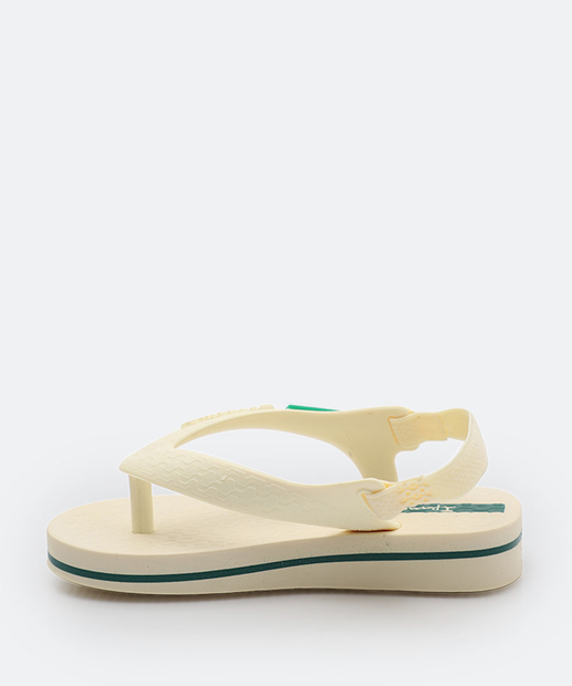 Chinelo Infantil Bebê Brasil Ipanema Off White