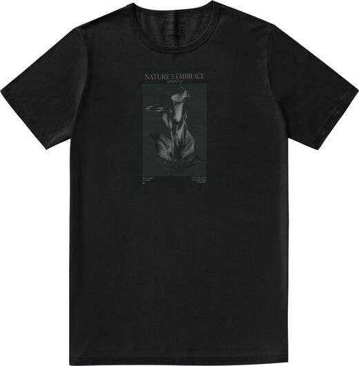 Camiseta Masculina Meia Malha Diametro Preto