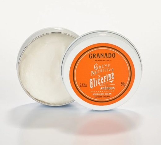 Creme Nutritivo de Glicerina Granado Amêndoa 60g