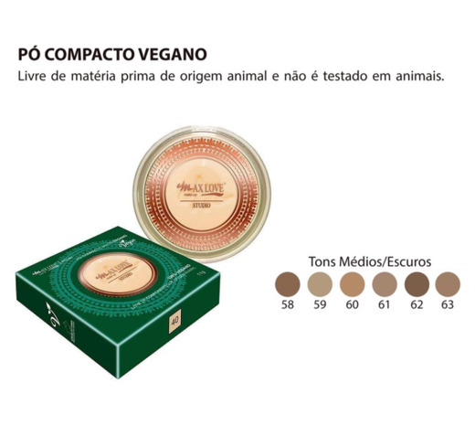 Image_Pó Compacto Matte Vegano Cor: 58 Max Love