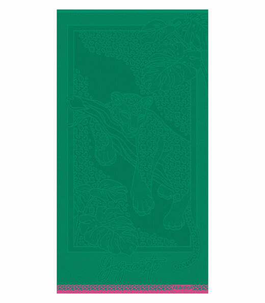 Image_Toalha de Praia Jaquard Fio Penteado Atlântica Verde