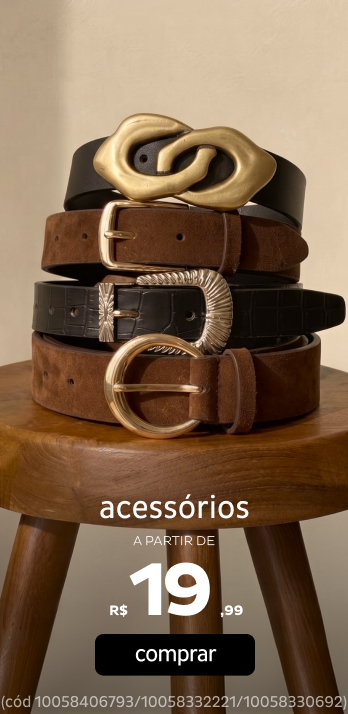 Acessorios a partir de R$19,99 Acessorios a partir de R$19,99