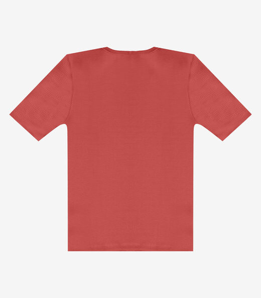 Blusa Feminina Justa Em Malha Classic Infinita Cor Marrom