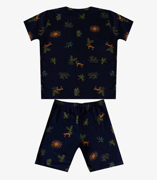 Pijama Infantil Menino Em Cotton Select Azul