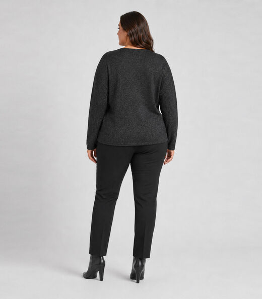 Blusa Feminina Plus Infinita Cor Cinza