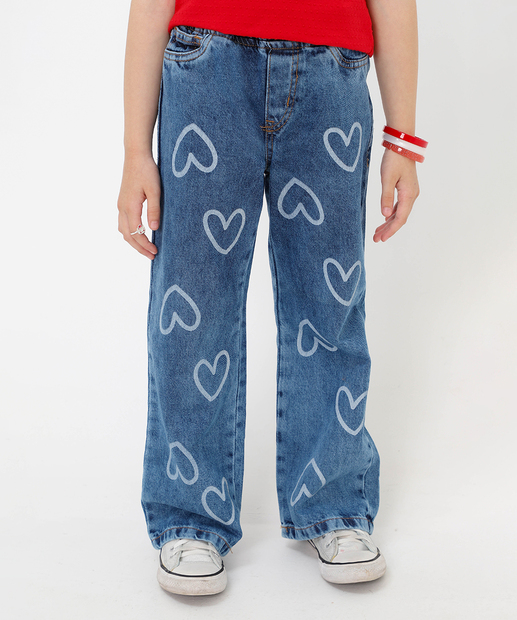 Calça Jeans Infantil Marisa Tam 4 a 10