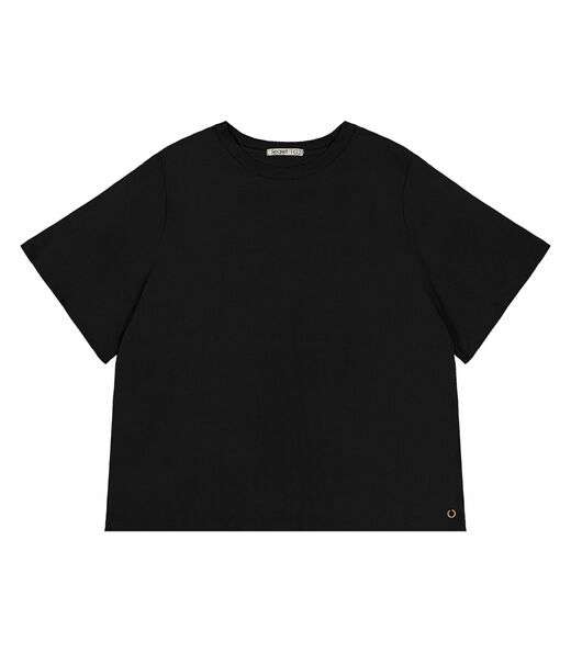 Blusa Feminina Plus Size Secret Glam Preto