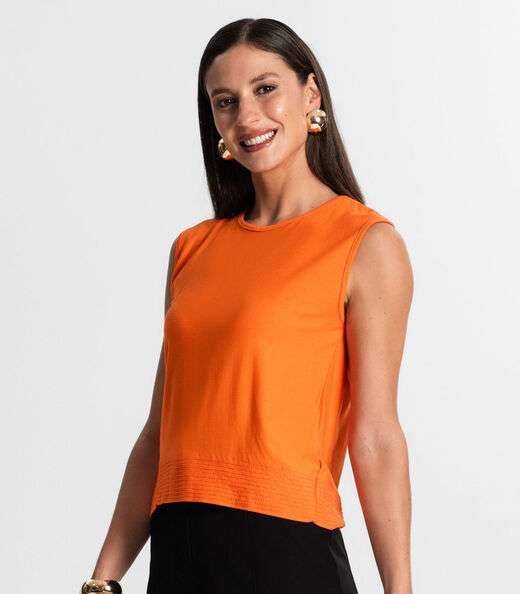 Regata Feminina Rovitex Laranja