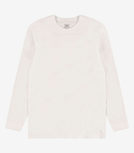 Camiseta Manga Longa Diametro Bege