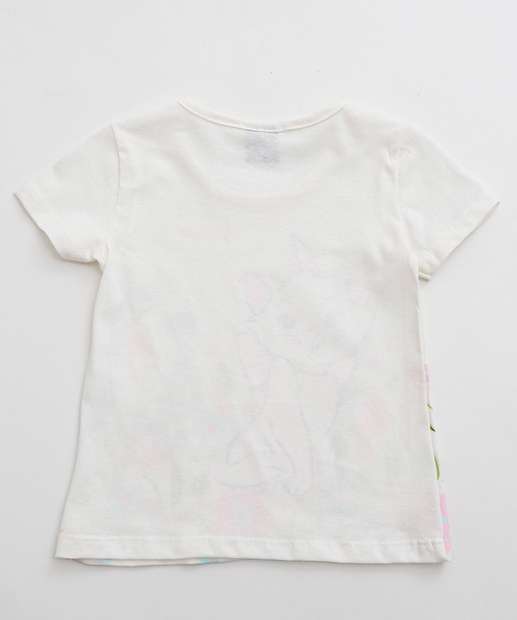 Conjunto Infantil Estampa Flores Marie Disney Tam 1 a 3