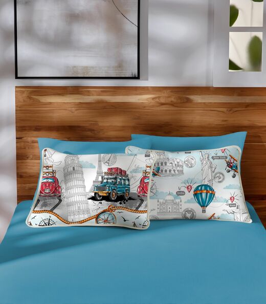 Image_Jogo de Cama Casal Game On Vivaldi Azul