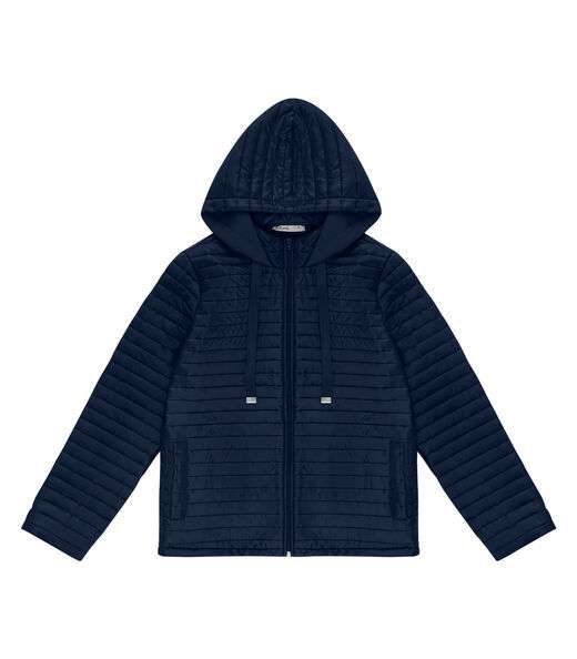 Jaqueta Feminina Com Capuz Endless Azul
