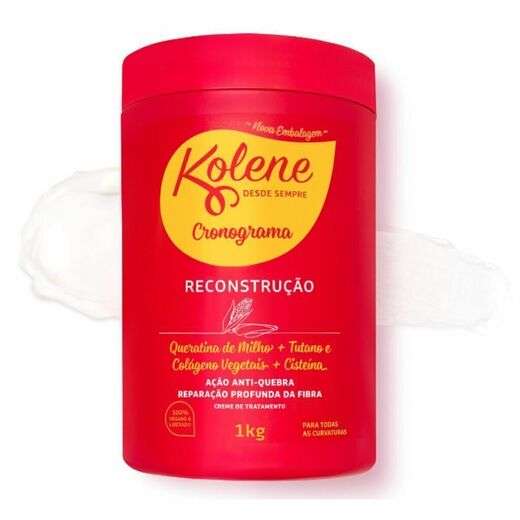 Image_Creme Para Tratamento Kolene 1Kg Cronograma Reconstrução