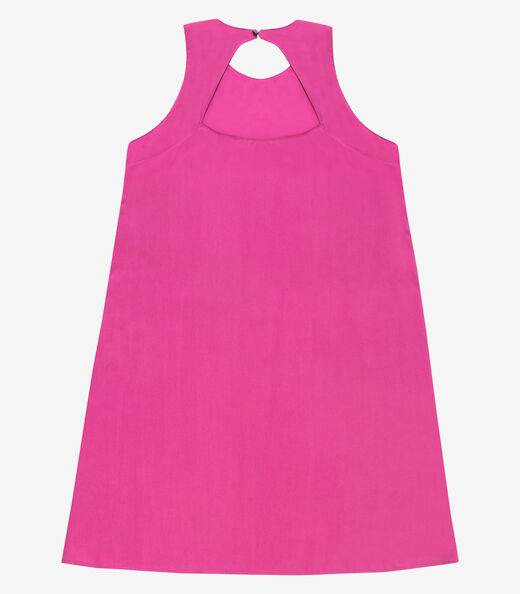 Vestido Feminino Com Abertura Nas Costas Endless Rosa