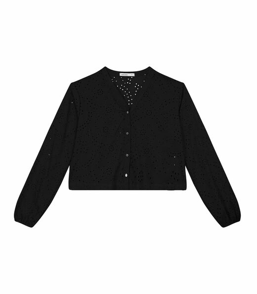 Camisa Feminina Manga Longa Em Laise Endless Preto