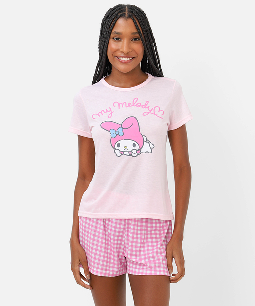 Image_Pijama Feminino Hello Kitty Sanrio Rosa